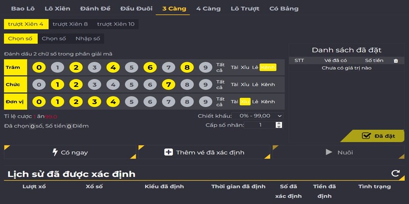 Tham gia chọn số an toàn với mức ăn cao